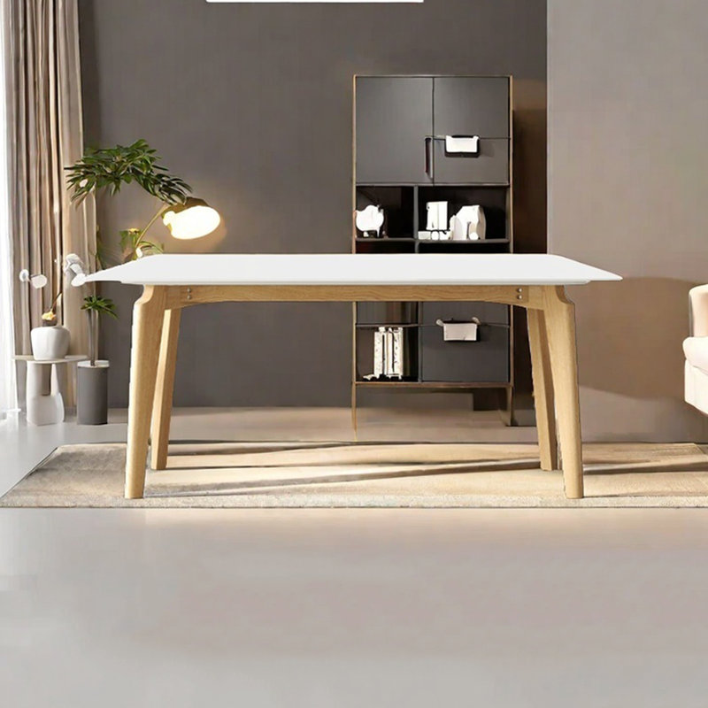 MRzenghong Ash Wood Slate Dining Table | Wayfair